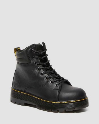 Dr Martens Gilbreth Steel Toe Pracovné Čižmy Damske Čierne | 1650-ISLCT